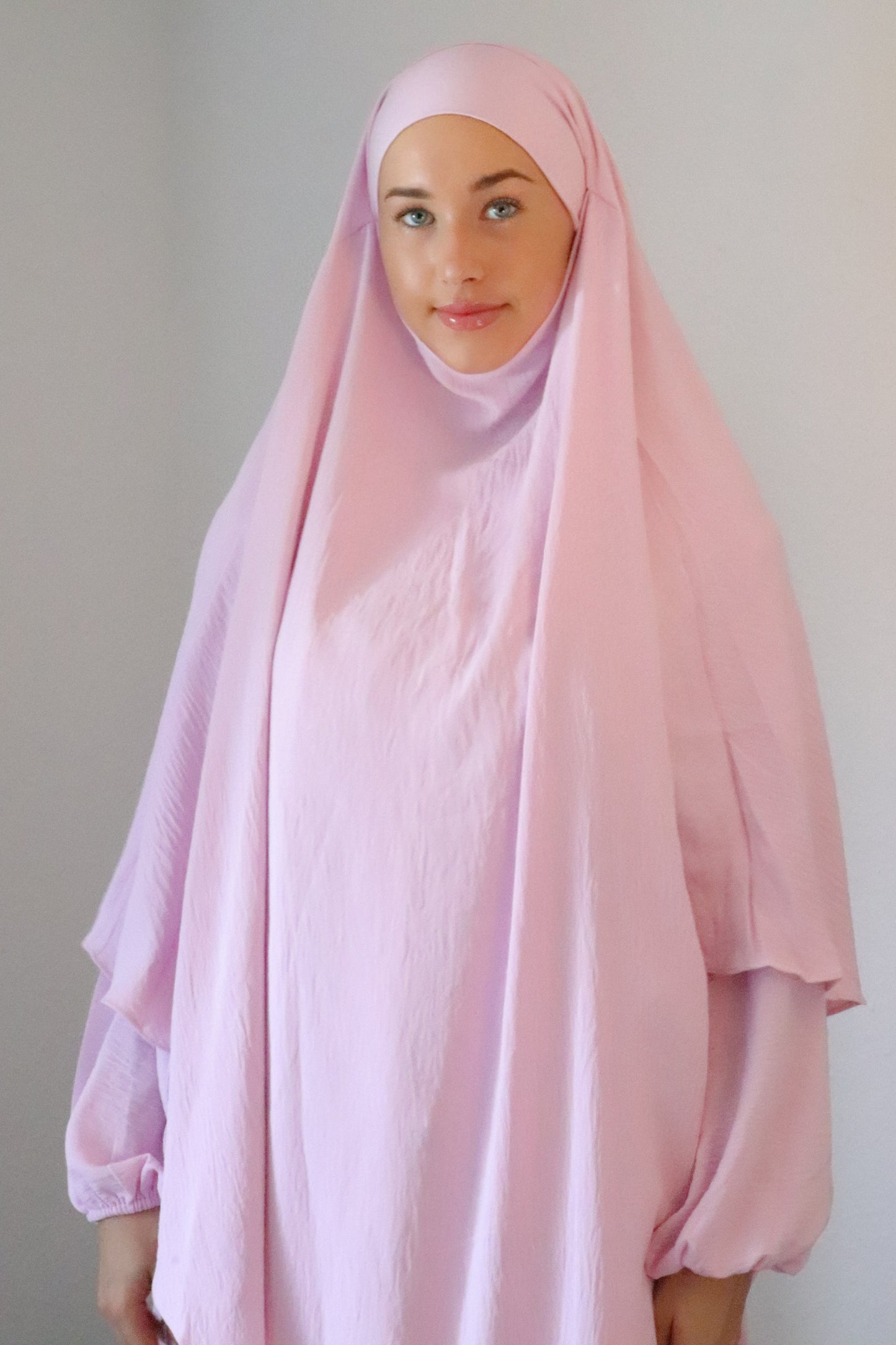 ABAYA LIGHT PINK SET