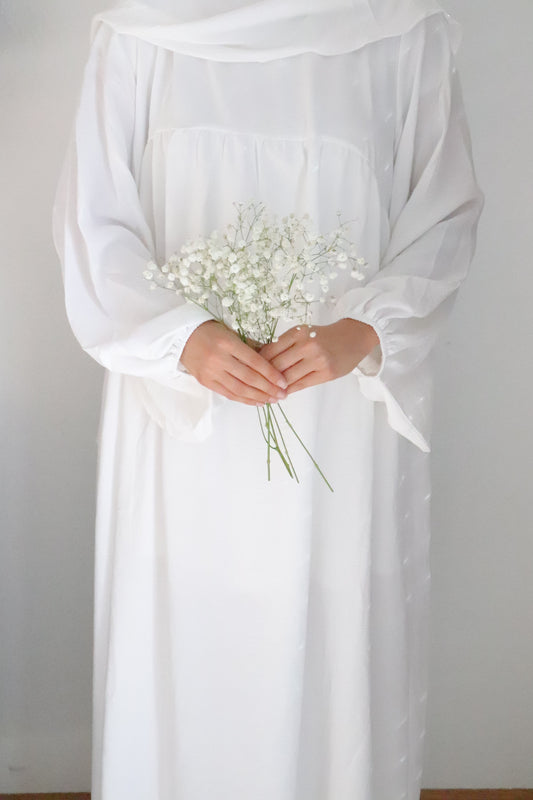 ABAYA WHITE